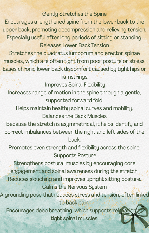 Ease that lower back pain with this easy to follow instant PDF yoga for lower back programme