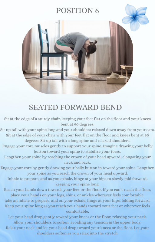 Chair Yoga: Instant Download - Gentle Seated Yoga Routine