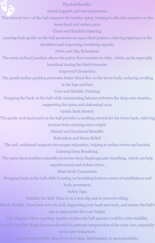 Yoga for Pregnancy with Birthing Ball - Instant Download