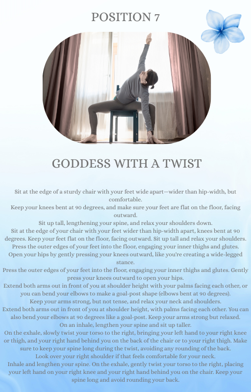 Chair Yoga: Instant Download - Gentle Seated Yoga Routine