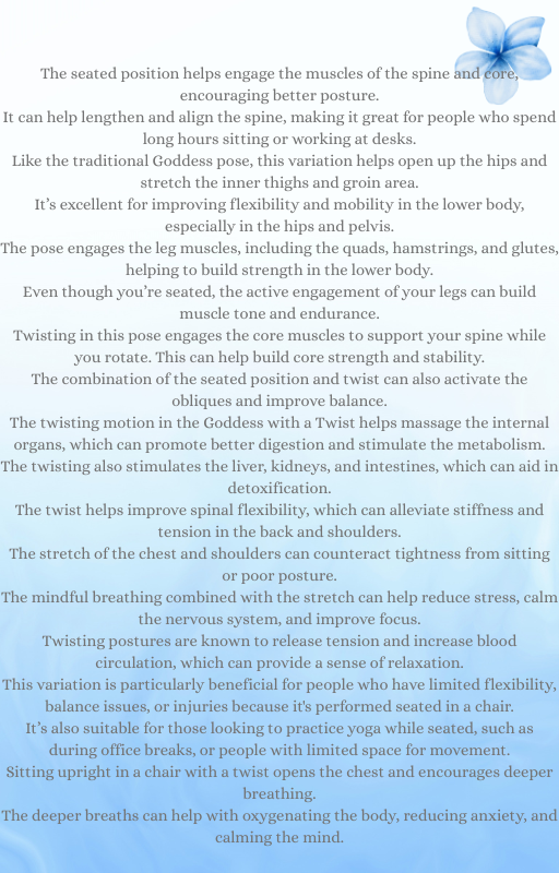Chair Yoga: Instant Download - Gentle Seated Yoga Routine