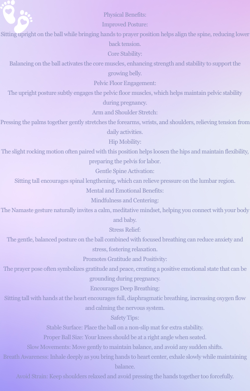 Yoga for Pregnancy with Birthing Ball - Instant Download