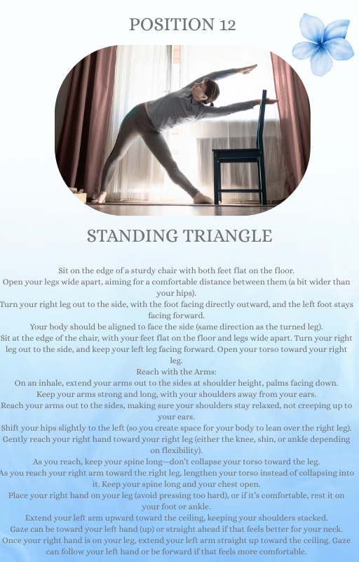 Chair Yoga: Instant Download - Gentle Seated Yoga Routine