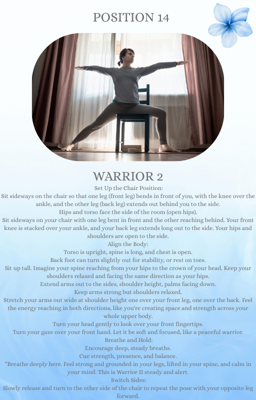 Chair Yoga: Instant Download - Gentle Seated Yoga Routine