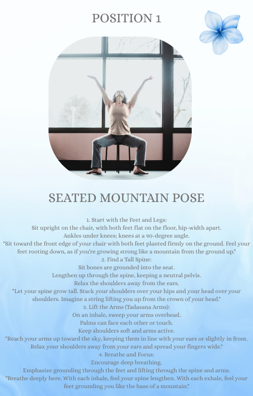 Chair Yoga: Instant Download - Gentle Seated Yoga Routine