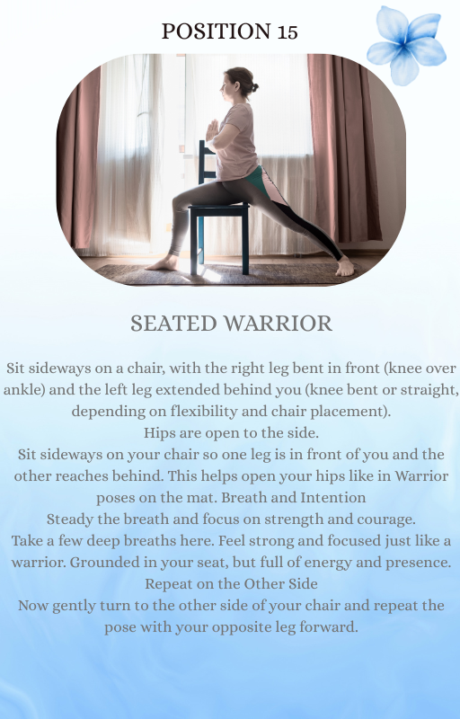Chair Yoga: Instant Download - Gentle Seated Yoga Routine