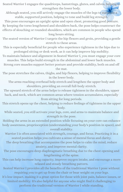 Chair Yoga: Instant Download - Gentle Seated Yoga Routine