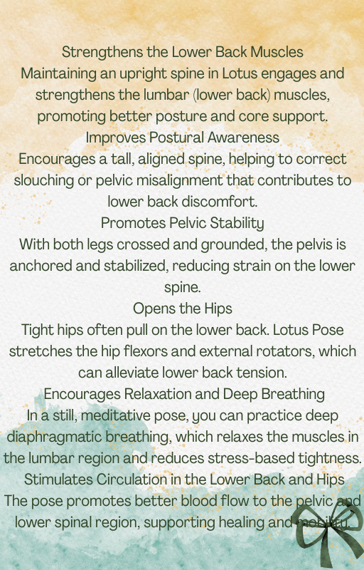 Ease that lower back pain with this easy to follow instant PDF yoga for lower back programme