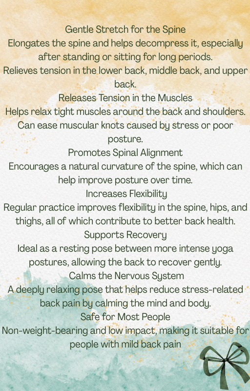 Ease that lower back pain with this easy to follow instant PDF yoga for lower back programme