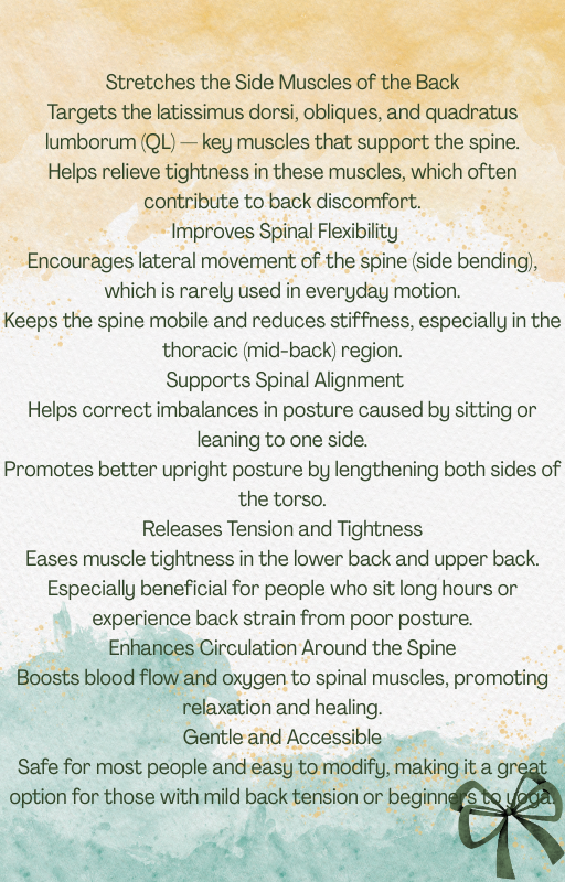 Ease that lower back pain with this easy to follow instant PDF yoga for lower back programme