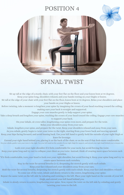 Chair Yoga: Instant Download - Gentle Seated Yoga Routine