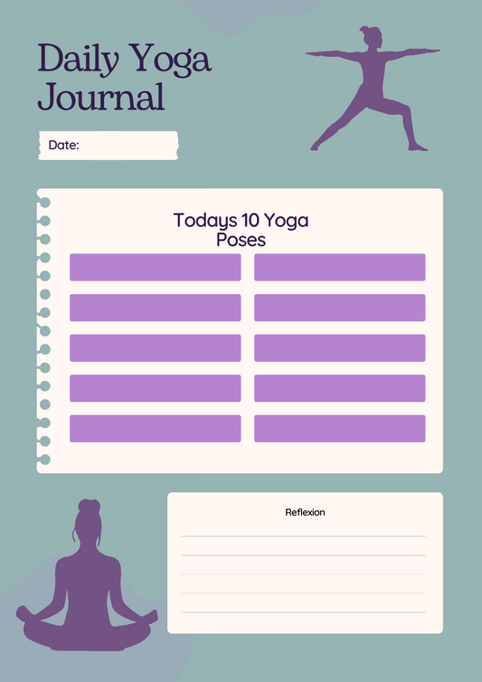 Daily Yoga Planner - Instant Download | Structured Practice | Fitness & Wellness - Kelister
