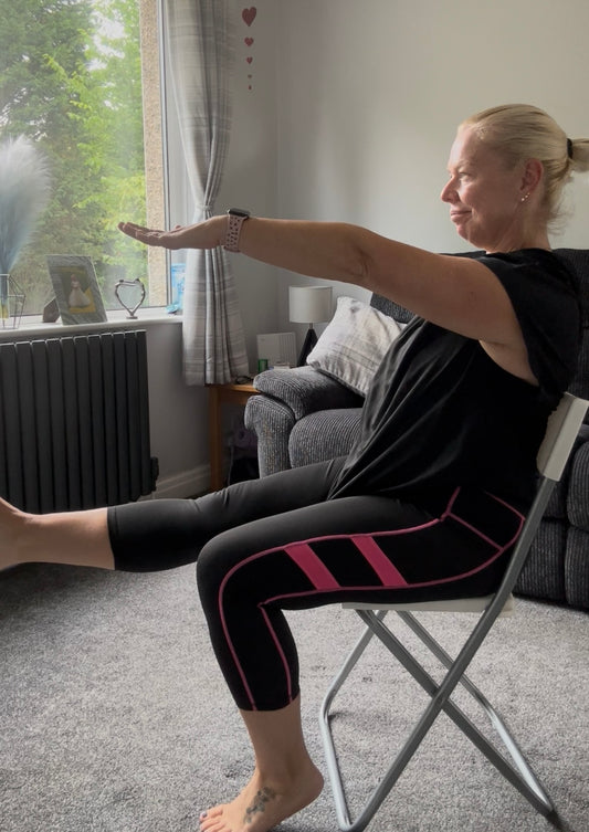 Chair Yoga: Instant Download - Gentle Seated Yoga Routine